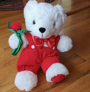 Plush Bear with Rose